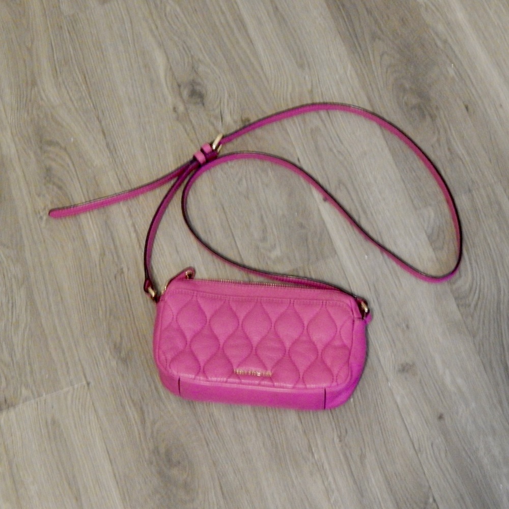 Vera Bradley Pink Small Crossbody Purse with Adjustable strap Y2K